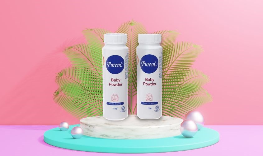 Phấn rôm Pureen 175g đặc trị rôm sảy