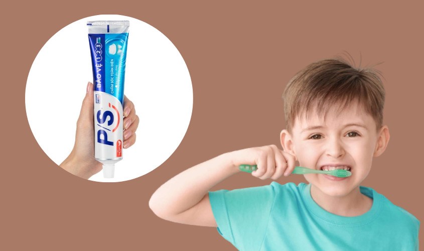 Kem đánh răng P/S bảo vệ 123 chăm sóc toàn diện hương bạc hà 230g