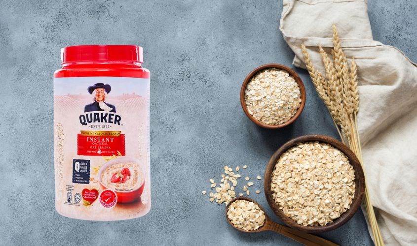 Yến mạch trái cây cán mỏng Quaker 600g (dành cho trẻ từ 1 tuổi)