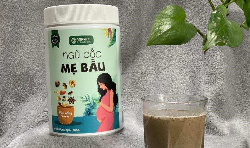 Ngũ cốc mẹ bầu Anpaso hũ 500g Ngũ cốc mẹ bầu Anpaso hũ 500g