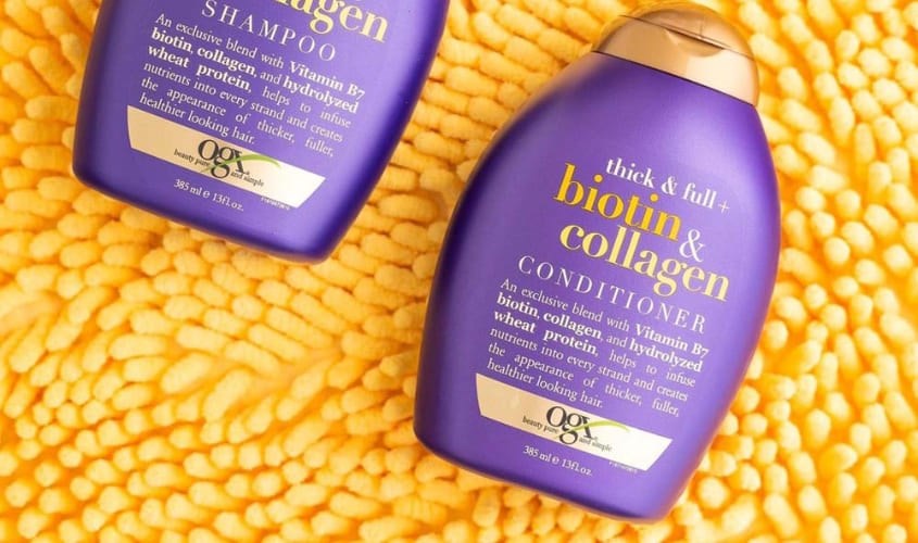 Dầu gội OGX Thick Full Biotin Collagen 385 ml