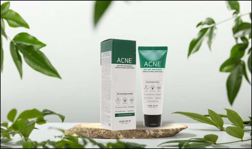 Sữa rửa mặt làm dịu da mụn Some By Mi AHA-BHA-PHA 30 Days Miracle 100 ml 