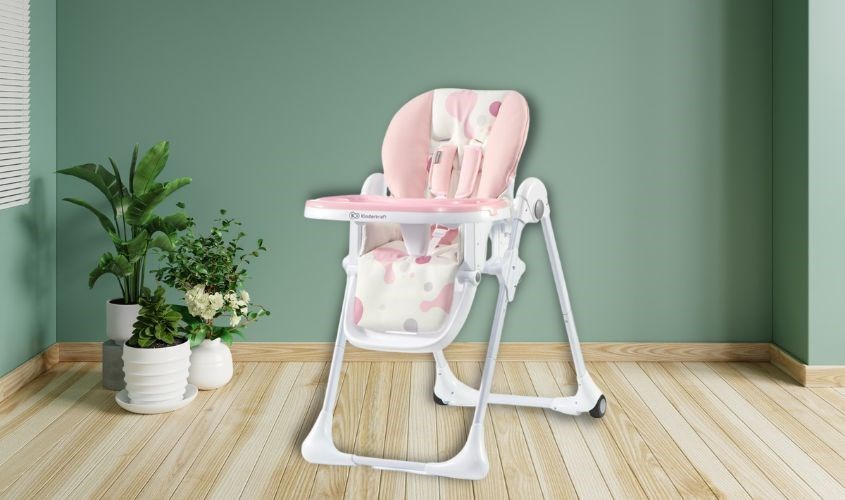 Ghế ăn cho bé Kinderkraft KK.YUMMY (từ 6 tháng) - Màu hồng