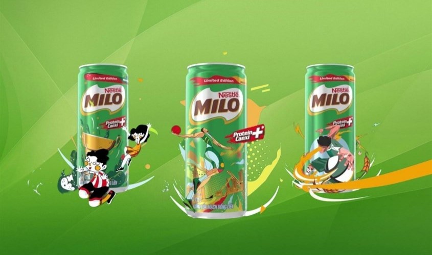 Sữa Milo uống liền dạng lon tiện lợi