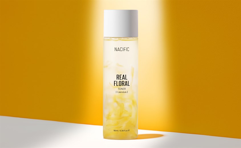 Toner làm dịu da Nacific Real Floral Calendula chiết xuất Hoa Cúc 180 ml Toner làm dịu da Nacific Real Floral Calendula chiết xuất Hoa Cúc 180 ml