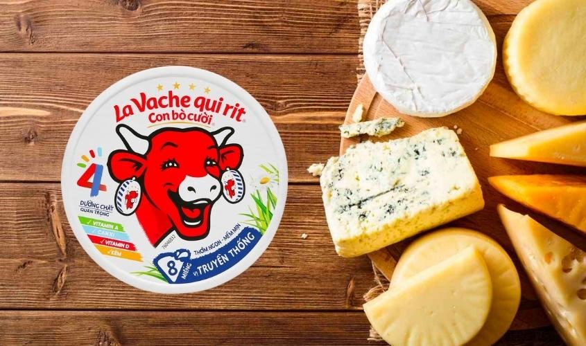 Phô mai Con Bò Cười vị truyền thống hộp 8 miếng 112g (từ 1 tuổi) Phô mai Con Bò Cười vị truyền thống hộp 8 miếng 112g (từ 1 tuổi)
