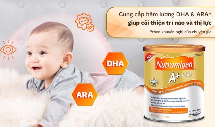 Sữa bột Enfa Nutramigen A+ LGG 400g (0 - 12 tháng) dành cho trẻ dị ứng đạm sữa bò Sữa bột Enfa Nutramigen A+ LGG 400g (0 - 12 tháng) dành cho trẻ dị ứng đạm sữa bò