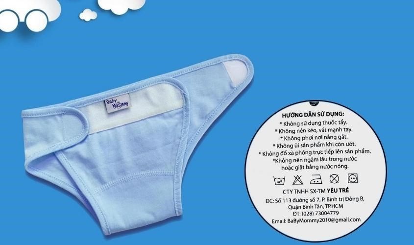 Xem kỹ ghi chú trên tã vải