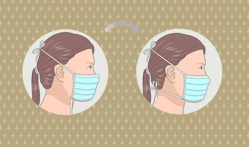 Nối dây khẩu trang sao cho thoải mái