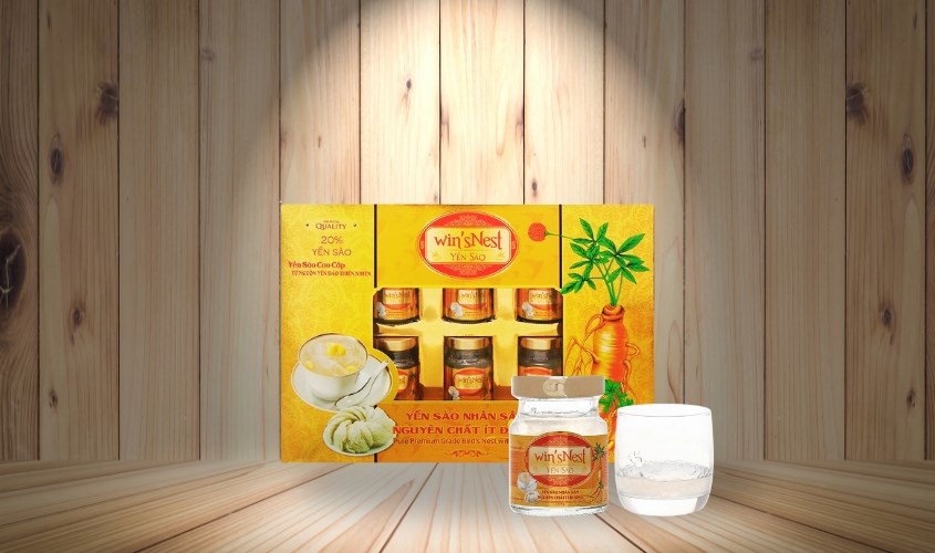 Hộp 6 hũ nước yến sào Win