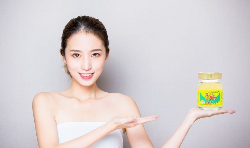 Nước yến sào Nunest Kids giúp làn da bạn được chắc khỏe