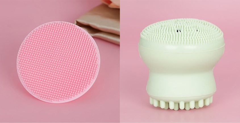 Miếng rửa mặt silicone Vacosi cleansing và Dụng cụ rửa mặt silicone Vacosi Boover Cleanser