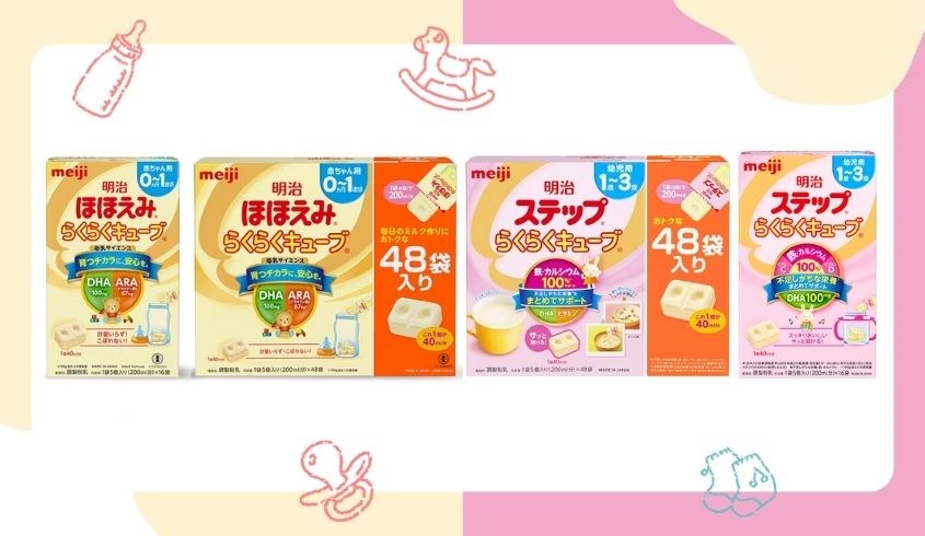 Sữa Meji dạng viên nội địa Nhật Bản