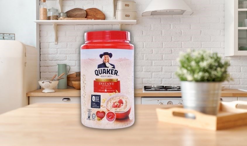 Yến mạch trái cây cán mỏng Quaker 600g (dành cho trẻ từ 1 tuổi)