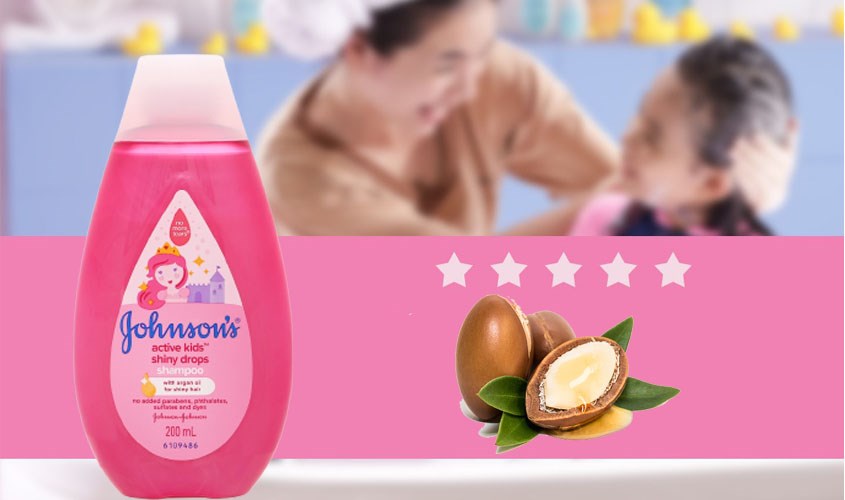 Dầu gội cho bé Johnson's Baby Active Kids tinh chất Argan 200 ml