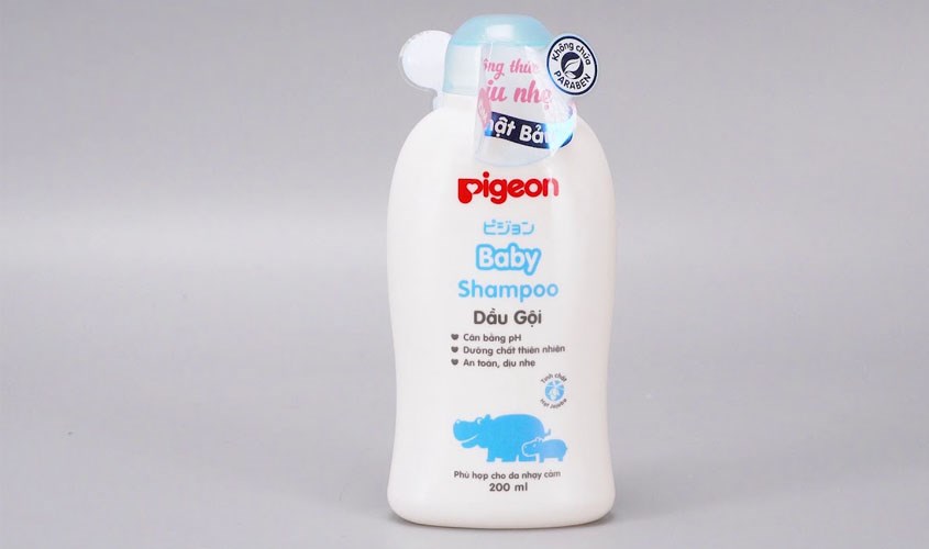 Dầu gội cho bé Pigeon chiết xuất Jojoba 200 ml có thành phần dịu nhẹ, an toàn