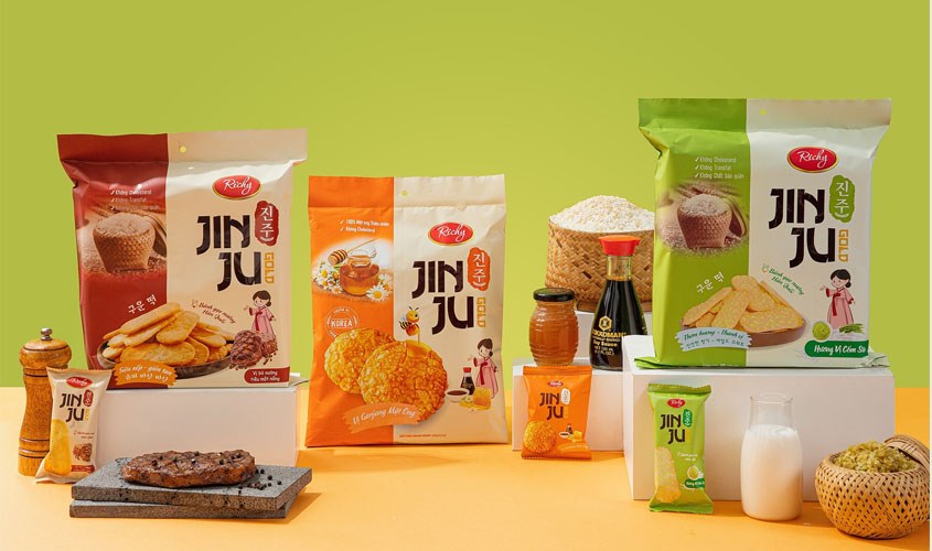 Bánh gạo Jinju nhiều vị