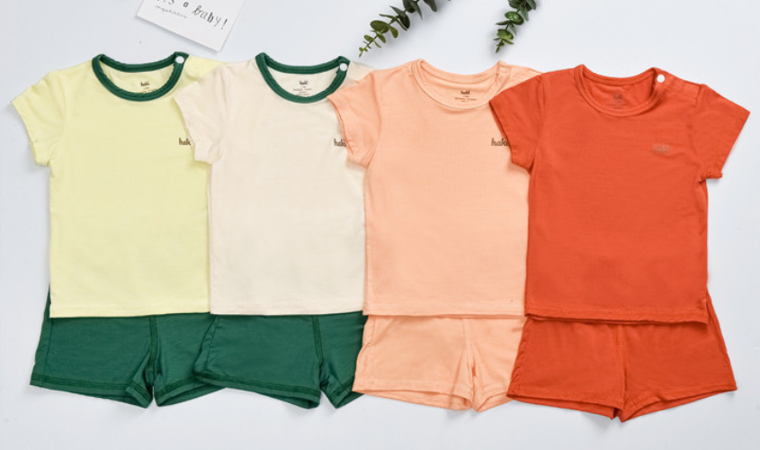 Bộ tay ngắn Haki BB043 màu xanh - vàng