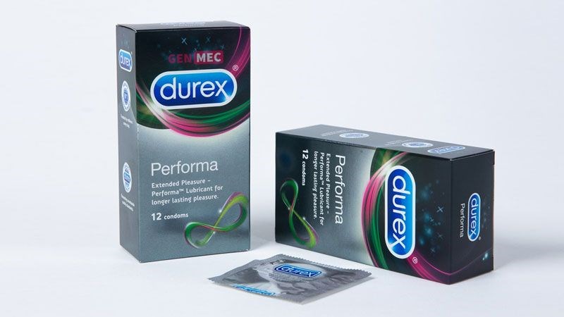 Hộp 12 cái bao cao su Durex Performa 52 mm