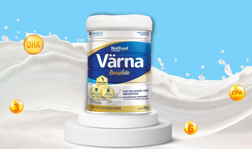 Sữa bột Nutifood Varna Complete hương nhạt thanh 850g