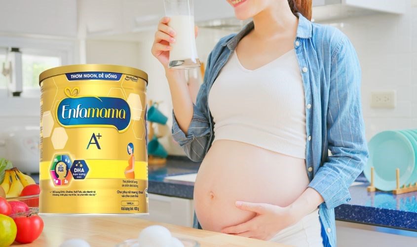 Sữa bầu Enfamama A+ hương vani 360° Brain Plus 400g 