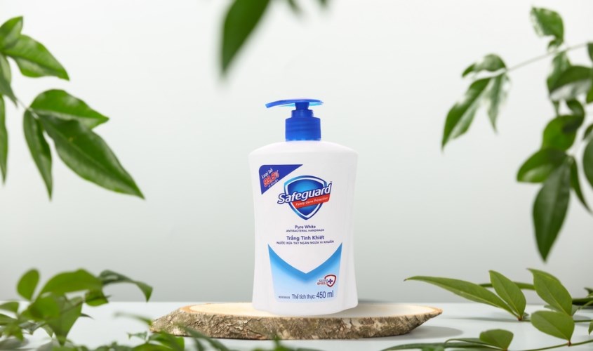 Nước rửa tay Safeguard hương tươi mát chai 450 ml