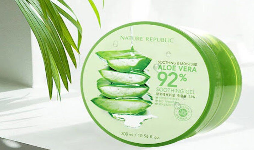 Kem dưỡng cấp ẩm dạng gel chiết xuất Lô Hội Nature Republic 300 ml