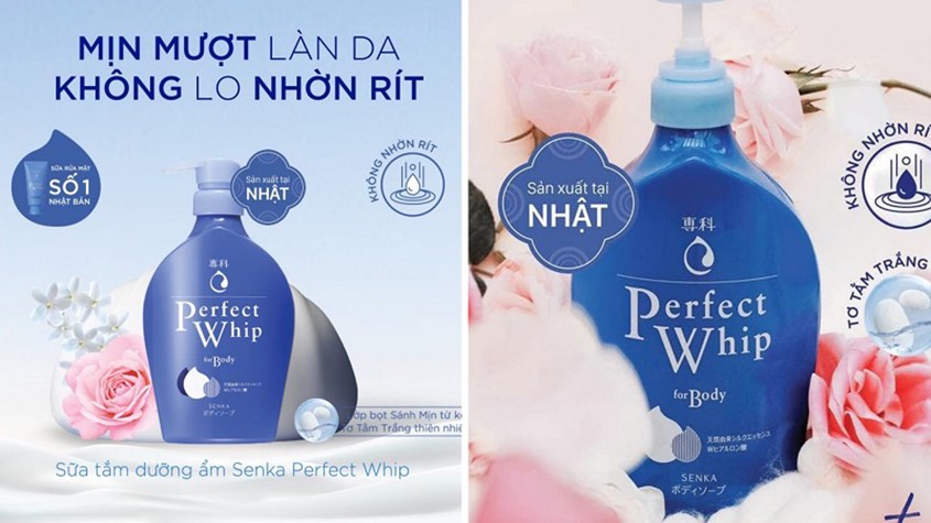 Sữa tắm dưỡng ẩm Senka Perfect Whip For Body