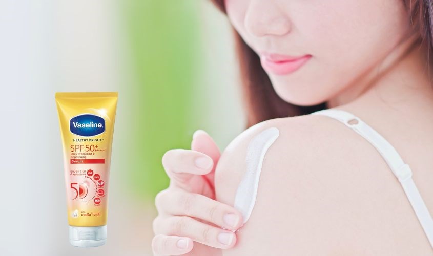 Vaseline Healthy White 50X không chứa thành phần gây hại cho da