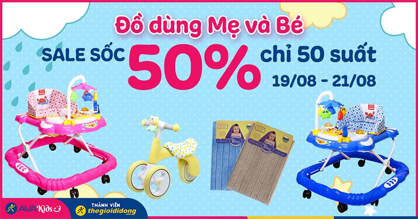 đồ dùng mẹ và bé giảm đến 50% đồ dùng mẹ và bé giảm đến 50%