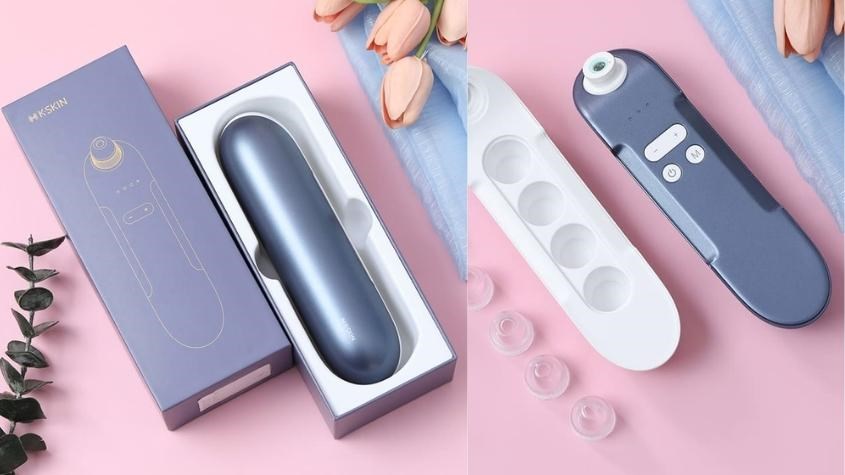 Máy hút mụn đầu đen và thu nhỏ lỗ chân lông K.SKIN KD802 Máy hút mụn đầu đen K.SKIN KD803P màu xanh dương
