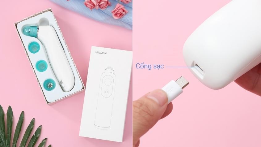 Máy hút mụn đầu đen và thu nhỏ lỗ chân lông K.SKIN KD802 Máy hút mụn đầu đen và thu nhỏ lỗ chân lông K.SKIN KD802