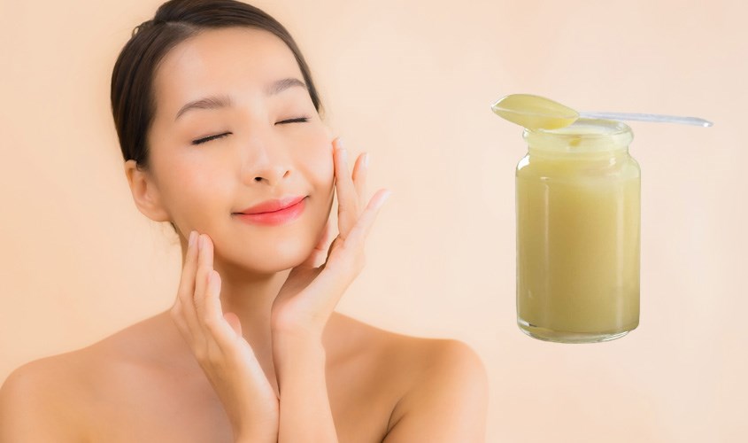 Sử dụng sữa ong chúa là phương pháp làm đẹp da an toàn và lành tính