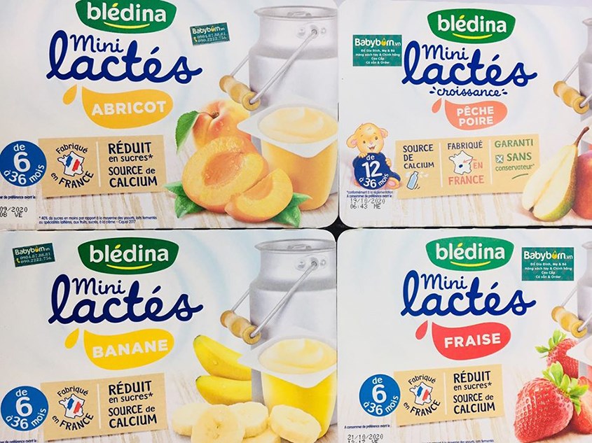 Sữa chua Bledina hương vị thơm ngon, được rất nhiều mẹ bỉm sữa được công nhận và tin dùng