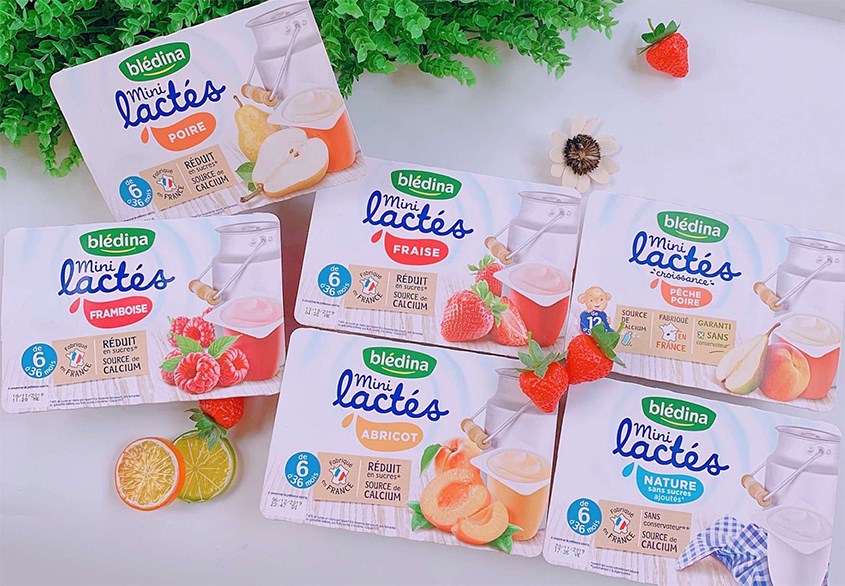 Sữa chua Bledina đa dạng hương vị giúp kích thích vị giác của trẻ