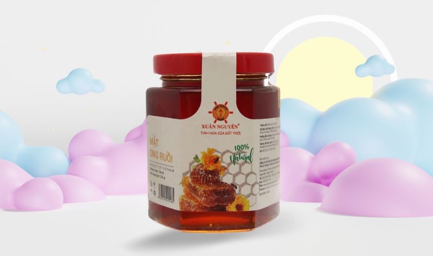 Mật ong ruồi nguyên chất Xuân Nguyên 160 ml
