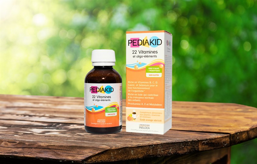 Siro Pediakid 22 Vitamines bổ sung vitamin và khoáng chất 125 ml