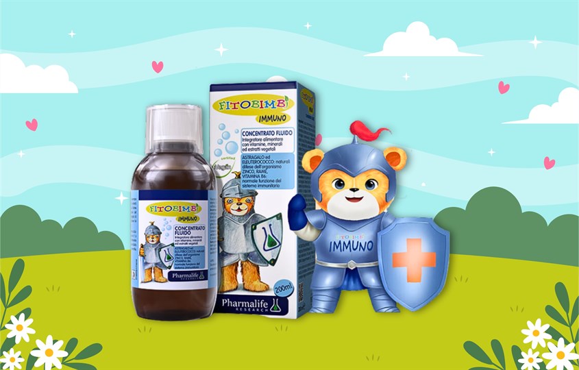Siro Fitobimbi Immuno bổ sung vitamin 200 ml (6 tháng - 12 tuổi)