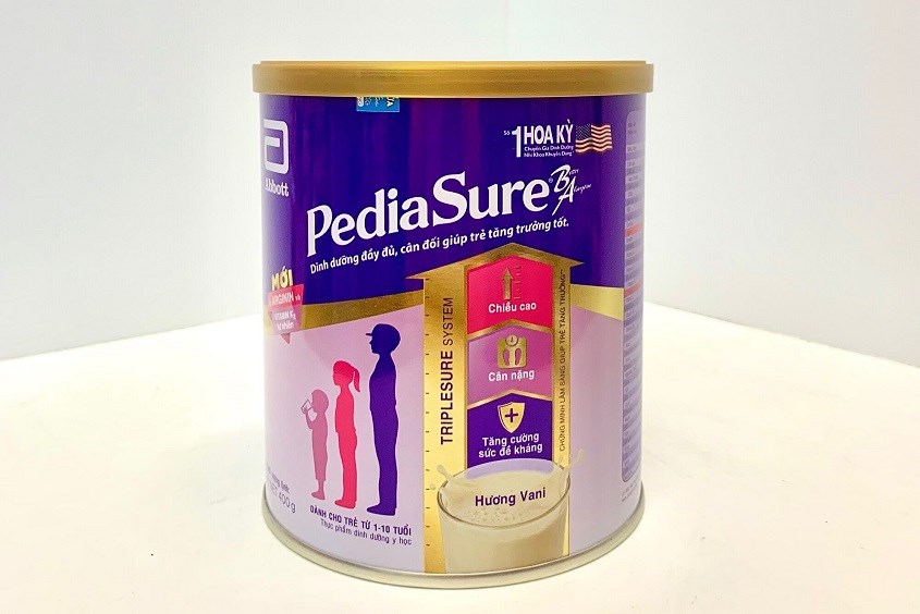 Sữa bột Abbott PediaSure BA hương vani 850g (1 - 10 tuổi)