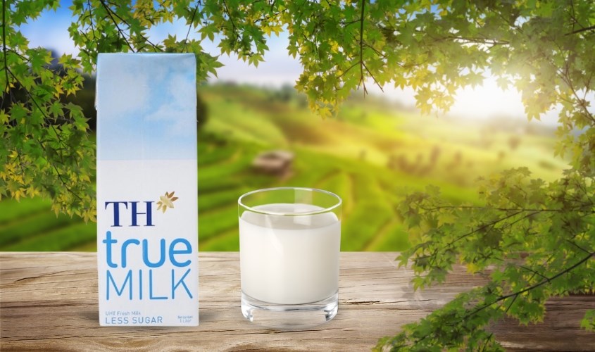 Sữa tươi tiệt trùng TH true MILK ít đường 1 lít (từ 1 tuổi)