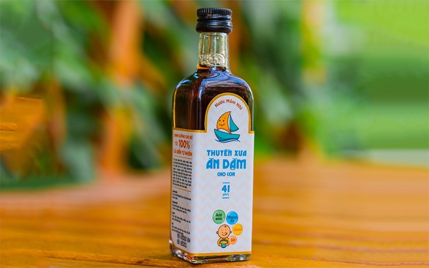 Nước mắm Thuyền Xưa ăn dặm cho bé 41°N chai 65 ml