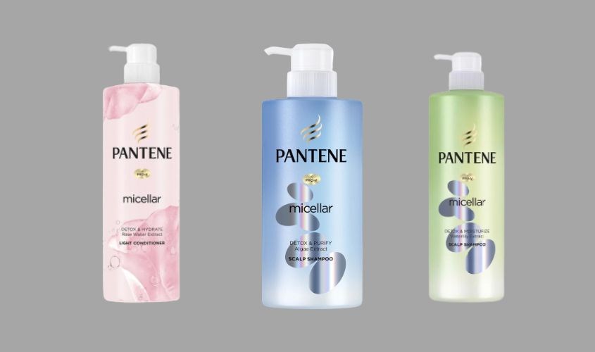 Dầu gội Pantene Micellar với nhiều dòng sản phẩm khác nhau
