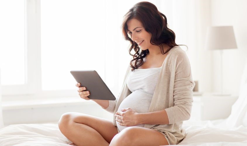 Bà bầu tinh thần thoải mái