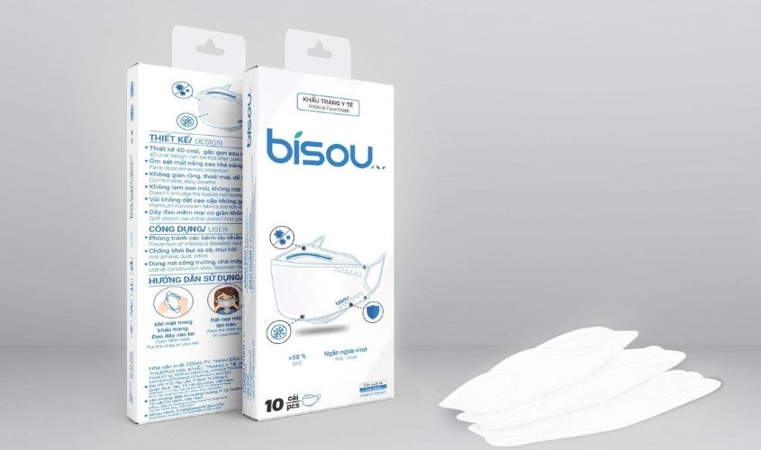 Khẩu trang Bisou KF94 Khẩu trang Bisou KF94