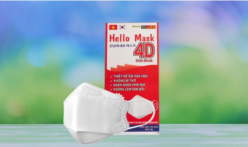 Khẩu trang 4D Hello Mask