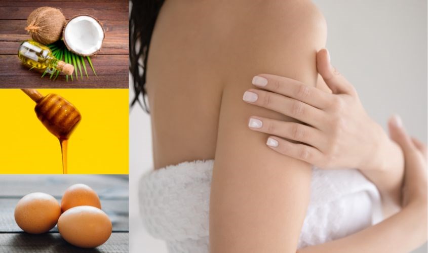 Làm trắng da body bằng dầu dừa và mật ong
