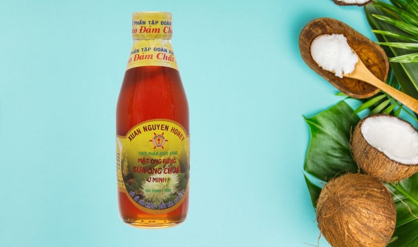 Mật ong rừng nguyên chất pha sữa ong chúa Xuân Nguyên 200 ml