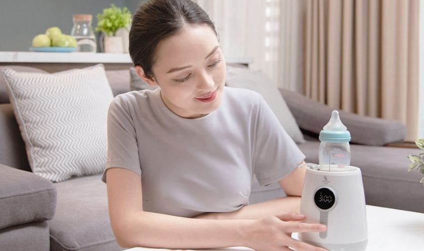 Sử dụng máy hâm sữa Moaz Bebe theo từng chức năng phù hợp