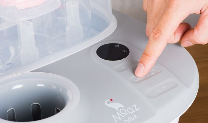 Sử dụng chức năng hâm sữa an toàn và nhanh chóng