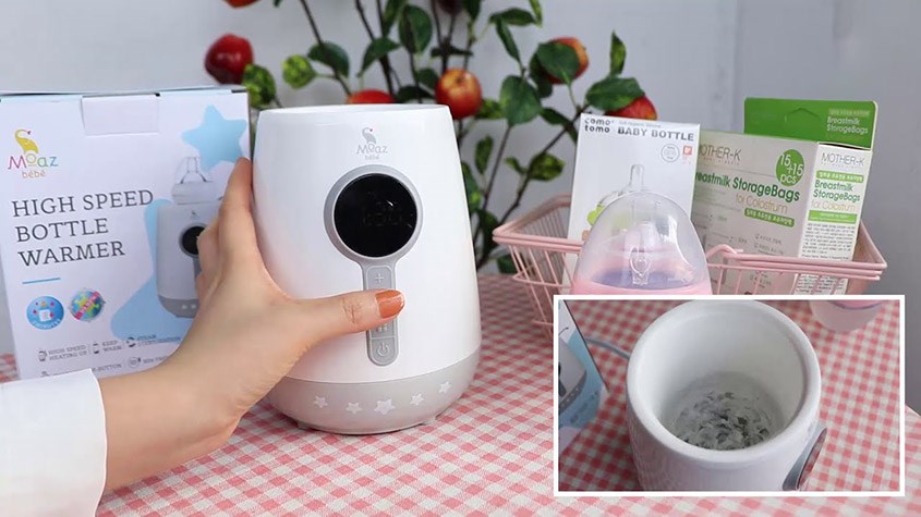 Cách vệ sinh máy hâm sữa khi có các cặn bám lâu ngày